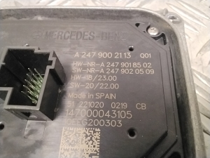 Mercedes Benz B-Class 247 (2018–2026) Light control module A2479002113 - 4