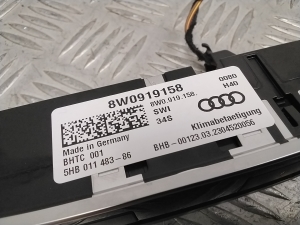 AUDI A4 B9 (2015–2026) Commande de chauffage 8W0919158 - 2