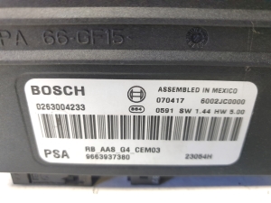 Citroen C4 Picasso (2007–2013) Steuergerät für Parksystem 9663937380 - 3