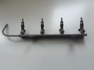 Mitsubishi Outlander (2012–2021) Common Rail Kraftstoffleitung und ihre Bauteile 1465A402 - 3
