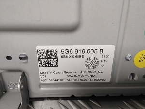 Volkswagen T-Roc (2017–2026) Bildschirm 5G6919605B - 5