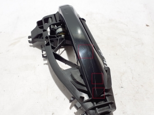 AUDI A6 C8 (2018–2025) Front door external opening handle and its details - 2