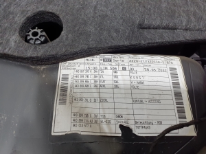 AUDI A6 C8 (2018–2025) Garnissage des portes latérales arrière 4K0867303K - 4