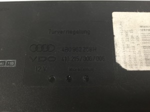 AUDI A4 B5 (1994–2001) Komfortsteuergerät 4B0962258H - 2