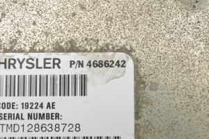 Chrysler Voyager III (1995–2000) Airbag module 4686242 - 2