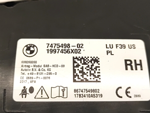 BMW X2 F39 (2017–2026) Sitzairbag vorne 7475498 - 4