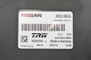 NISSAN Qashqai (2013–2021) Electric parking brake control module 360324BA0A - 2