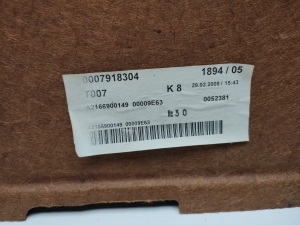 Mercedes Benz CL-Class C216 (2006–2014) Hutablage A2166900149 - 4