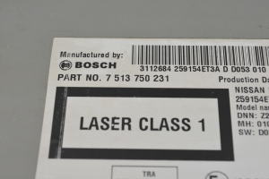 NISSAN Qashqai (2013–2021) Audio, Video, Navigation 7513750231 - 3