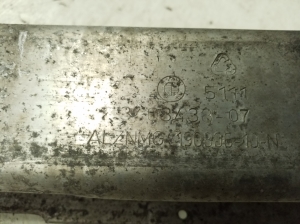 BMW X3 E83 (2003–2010) Front bumper reinforcement 3403438 - 3