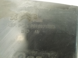 Citroen Berlingo (2018–2026) Luftleitblech für den Ladeluftkühler 9816871780 - 3