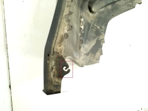 BMW X3 E83 (2003–2010) Tagumine kaitseraud 3400941 - 5