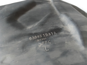 Infiniti M37 Y51 (2011–2026) Priekšējā apakšspārna aizmugurējā daļa 638431MA1A - 2