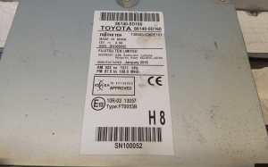 TOYOTA Yaris (2011–2020) Audio, Video, Navigation 861400D160 - 3