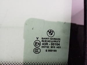 BMW X3 E83 (2003–2010) Seitenscheibe hinten (Karosserie) 3413918 - 2