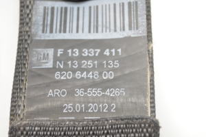 Opel Astra J (2009–2017) Front seat belt 13337411 - 3