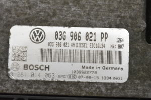 Volkswagen Golf V (2003–2009) Motorsteuergerät 03G906021PP - 3