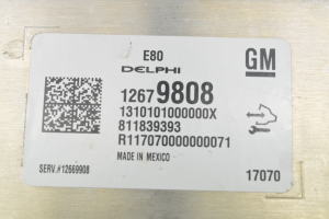 Opel Astra K (2015–2021) Engine control unit 12679808 - 4
