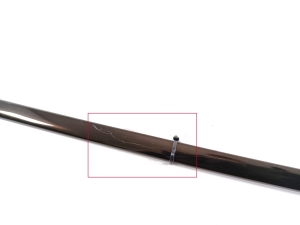 BMW X3 E83 (2003–2010) Zierleiste außen Seitenscheibe hinten 3401401 - 2