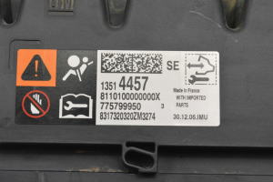 Opel Astra K (2015–2021) Airbag module 13514457 - 2
