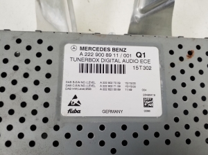 Mercedes Benz C-Class 205 (2014–2021) Audio, Video, Navigation A2229008911 - 2