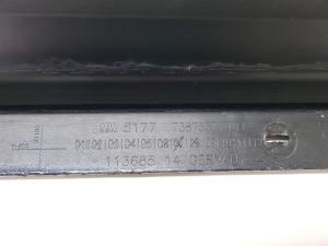 BMW 5 SERIES G31 (2017–2026) Karbi välimine ilupaneel 51777387337 - 3