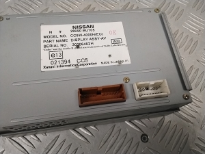 NISSAN Almera Tino V10 (2000–2006) Bildschirm 28090BU705 - 4