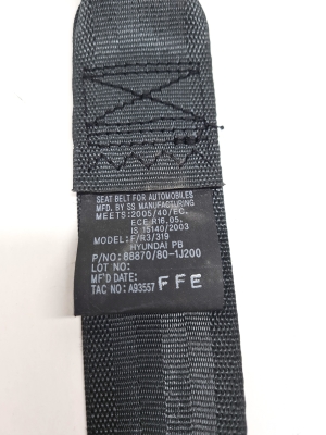 Hyundai i20 (2008–2014) Front seat belt 888701J200 - 2