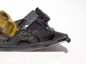 Skoda Fabia MK 2 (2007–2014) Front-Nebelscheinwerfer 5J0941699C - 4