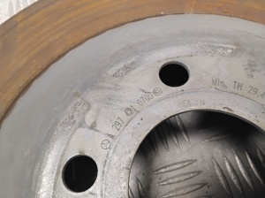 Mercedes Benz EQE X294 (2022–2026) Front brake disc A2974210700 - 4