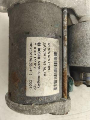 FIAT 500X (334) (2014–2026) Starter 51975678 - 3