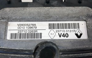 RENAULT Scenic (2003–2010) Motorsteuergerät V29005278A - 4
