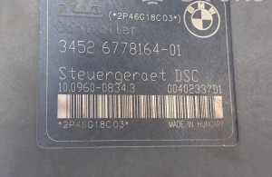 BMW 3 SERIES E90 (2004–2013) ABS plokk 3452677816401 - 2