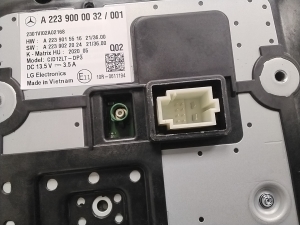 Mercedes Benz EQE X294 (2022–2026) Ekrāns A2239000032 - 2