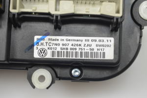 Volkswagen Passat B7 (2010–2014) Heater control panel 7N0907426K - 3