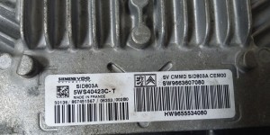 Engine control unit - SW9663607080
