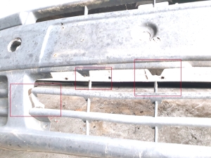 RENAULT Trafic II (2001–2014) Front bumper 7700312785 - 4