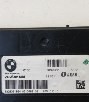 BMW 5 SERIES F07 (2009–2017) Central locking control unit 9243211 - 3