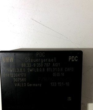 BMW X3 F25 (2010–2017) Parking system control unit 66339350707 - 3