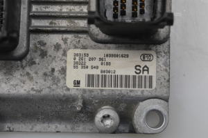 Opel Agila A (2000–2007) Motorsteuergerät 0261207961 - 4