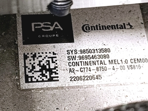 Peugeot 2008 P24 (2019–2026) Engine 9850313580 - 2
