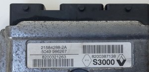 RENAULT Scenic (2003–2010) Motorsteuergerät 8200387138 - 2