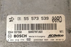Opel Insignia (2008–2017) Calculateur moteur 0281015774 - 4