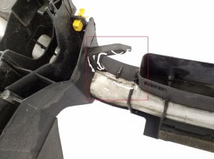 Mercedes Benz CLA-Class W117 (2013–2019) Schlossträger und seine Teile (Frontmaske) A2466200234 - 3