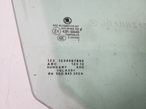 Skoda Octavia III (2013–2019) Esiukse klaas 5E0845202A - 4