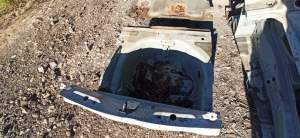   Heckabschlussblech  -  