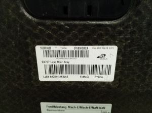 Ford Mustang Mach-E Mach-E (2020–2026) Trunk carpet LJ8BR42844AF3JA6 - 2