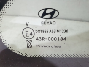 Hyundai Tucson (2015–2026) Seitenscheibe hinten (Karosserie) 43R000184 - 3