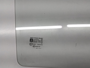 Opel Corsa E (2014–2018) Rear side door glass 13188527 - 5