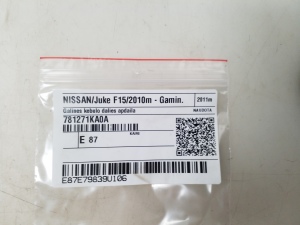 NISSAN Juke F15 (2010–2018) Kere tagaosa viimistlus 781271KA0A - 3